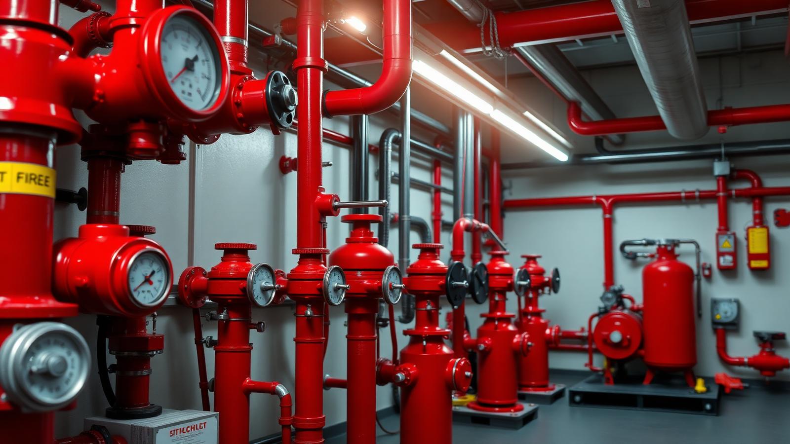 Fire hydrant system installation